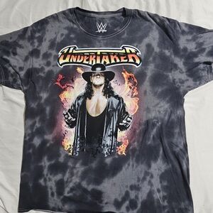 WWE Black and Gray Short Sleeve Tee